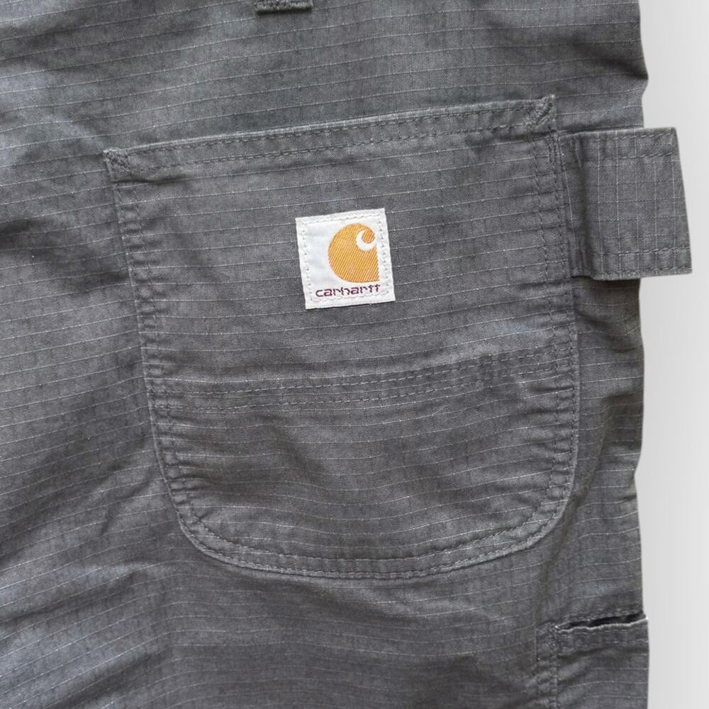 Carhartt Men's Gray Force Relaxed Fit Ripstop Canvas Work Short Size 38 BS196-M - Picture 9 of 14